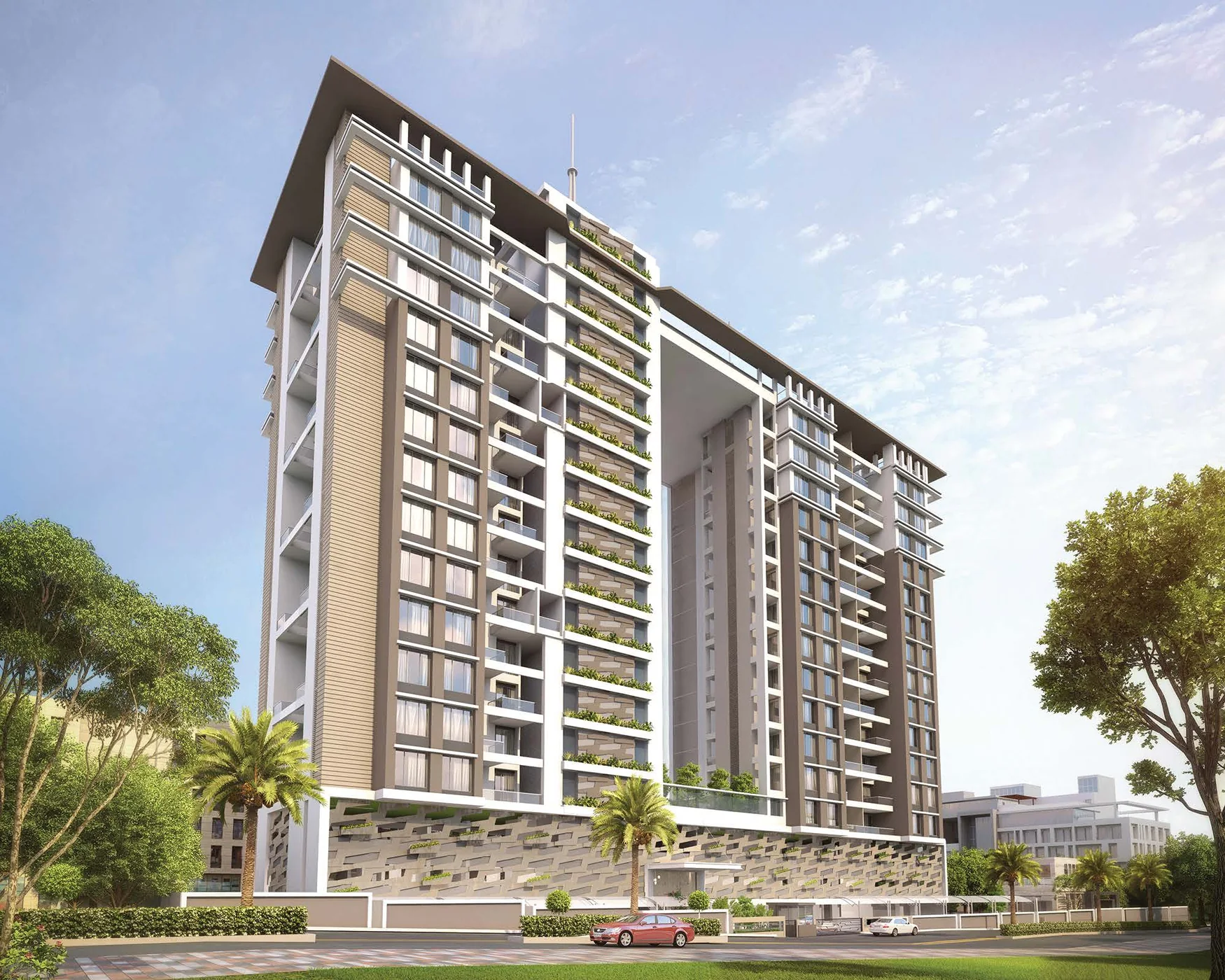 Presidia luxury residences by Kundan Spaces in NIBM